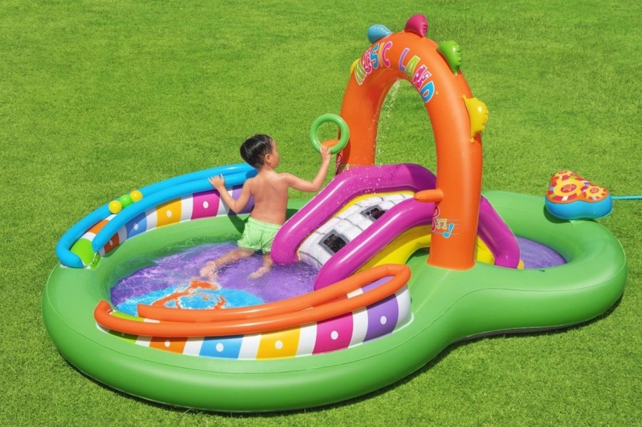 Swimming Pools OutdoorToys Paddling Pools | Bestway Sing 'N Splash Children'S Play Centre And Paddling Pool Bw53117