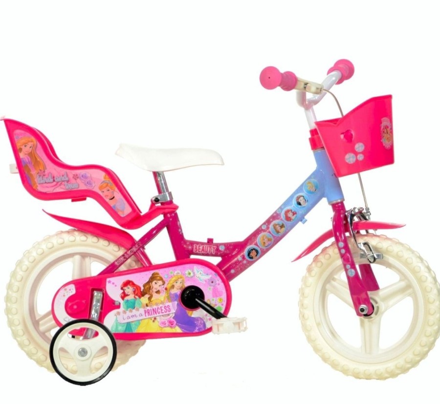 Ride On Toys OutdoorToys Kids Bikes | Licensed Children'S Pedal Bike - Disney Princess 12" Wheel Bicycle