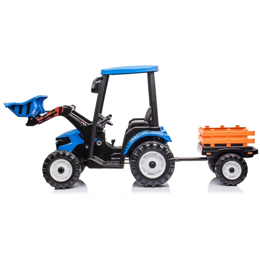 Ride On Toys OutdoorToys Ride On Tractors | Outdoortoys Hercules 12V Electric Ride On Tractor With Trailer