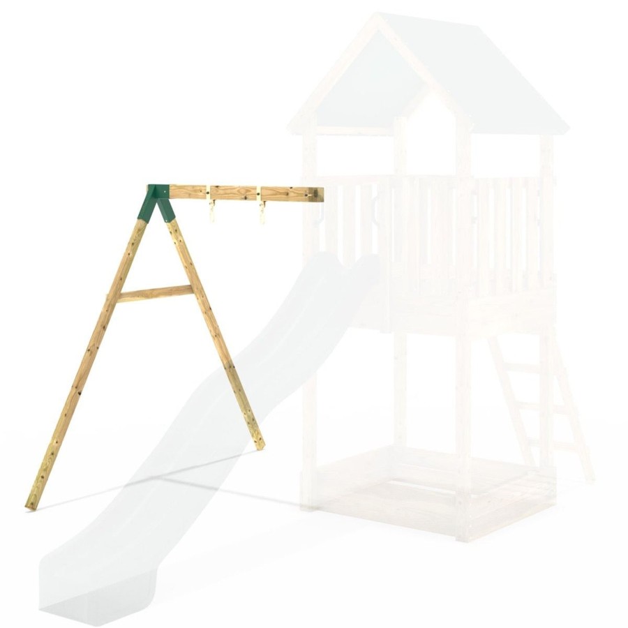 Climbing Frames OutdoorToys Accessories & Addons | Rebo Single Swing Extension For 1.5M Platform Modular Tower