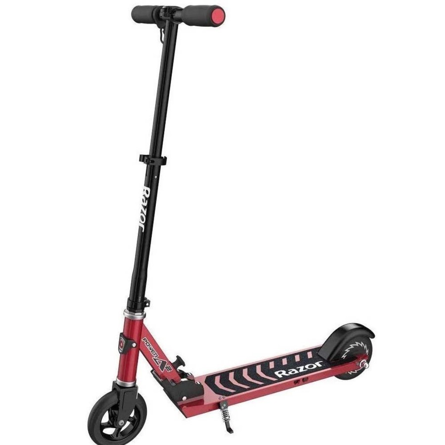 Ride On Toys OutdoorToys Kids Electric Scooters | Razor Power A2 Lithium Powered Electric Scooter - Red