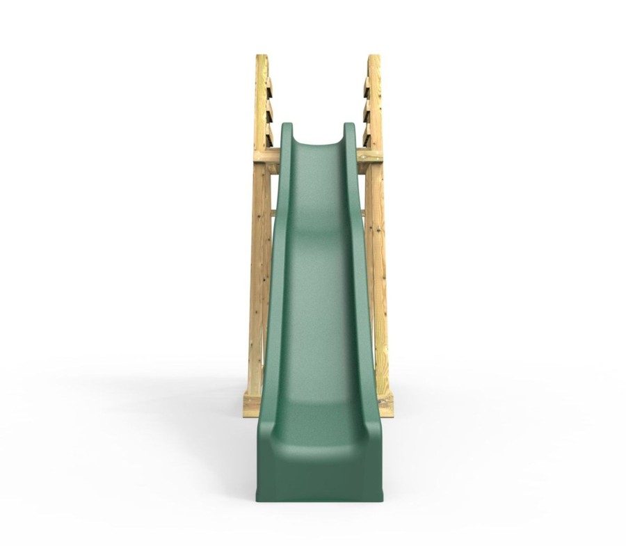 Garden Toys OutdoorToys All Slides | Rebo Wooden Free Standing Slide With 10Ft Water Slide - Standard