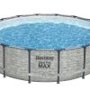 Swimming Pools OutdoorToys Steel Frame Pools | Bestway 16Ft X 48In Steel Pro Max Pool Set Above Ground Swimming Pool - Bw5619E