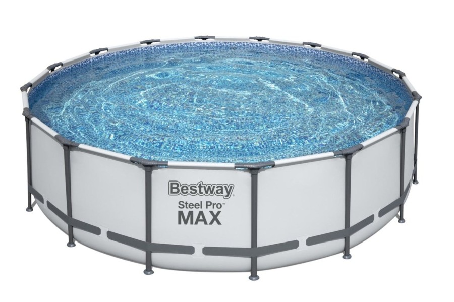 Swimming Pools OutdoorToys Steel Frame Pools | Bestway 16Ft X 48In Steel Pro Max Pool Set Above Ground Swimming Pool (19,480L) - Bw5612Z