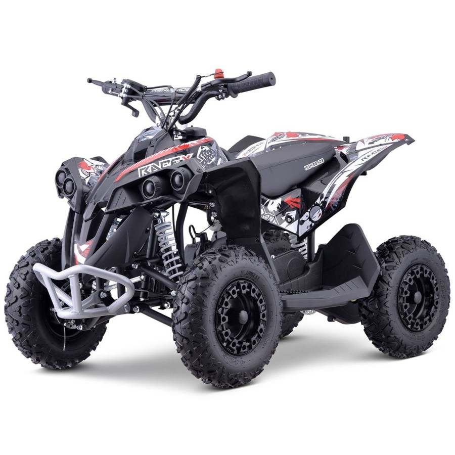 Ride On Toys OutdoorToys Kids Petrol Quad Bikes | Renegade Race-X 49Cc Petrol Mini Quad - Red