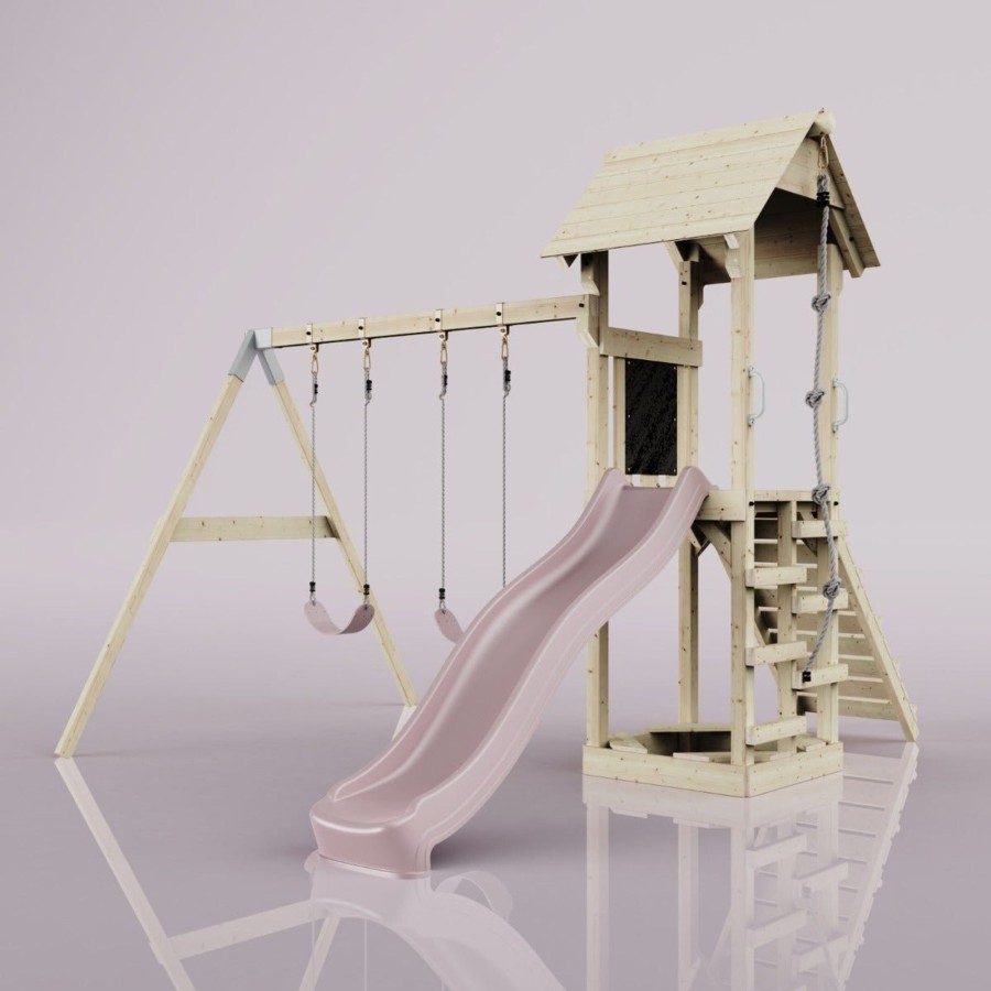 Climbing Frames OutdoorToys Climbing Frames With Slide | Polarplay Tower Kids Wooden Climbing Frame - Swing Kari Rose