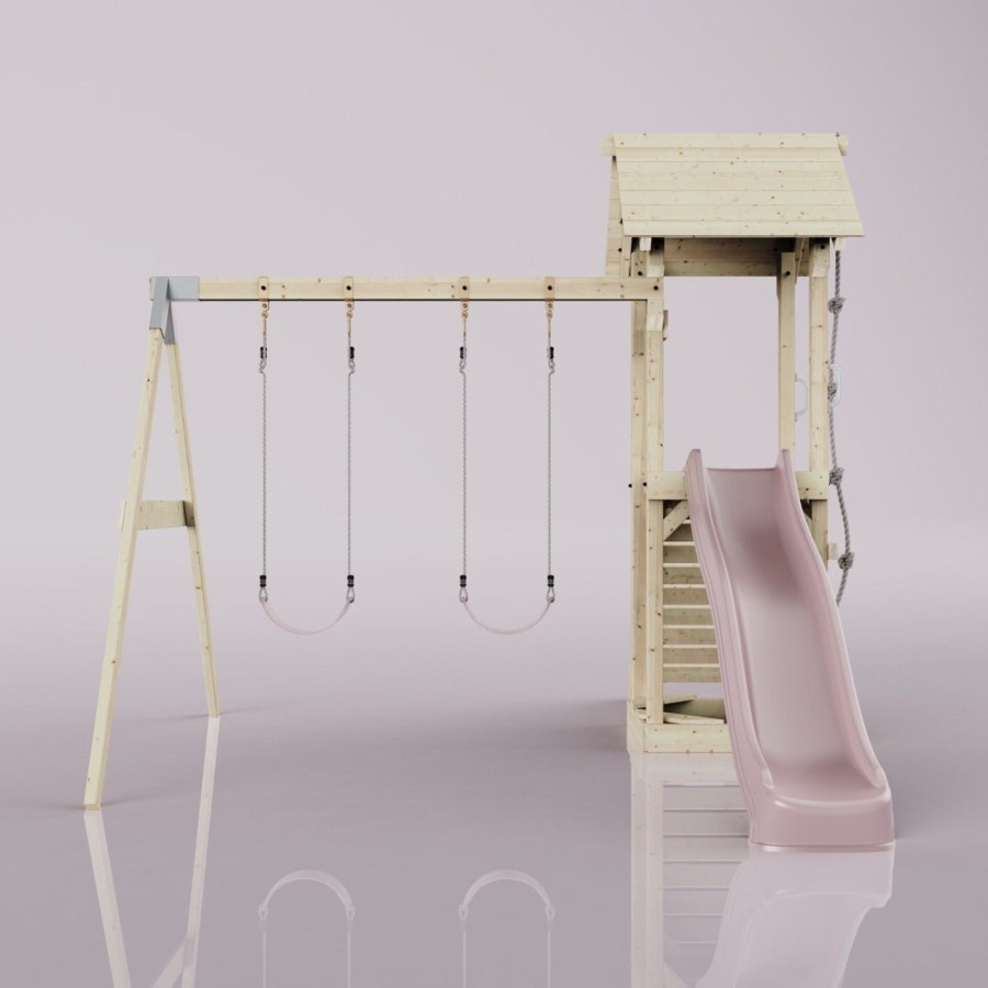 Climbing Frames OutdoorToys Climbing Frames With Slide | Polarplay Tower Kids Wooden Climbing Frame - Swing Kari Rose