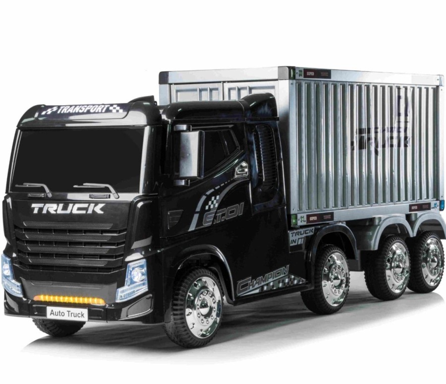 Ride On Toys OutdoorToys Ride On Jeeps | 12V 4Wd Ride On Big Rig Kids'S Electric Container Lorry