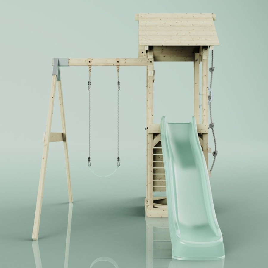 Climbing Frames OutdoorToys Climbing Frames With Swings | Polarplay Tower Kids Wooden Climbing Frame - Swing Destin Sage