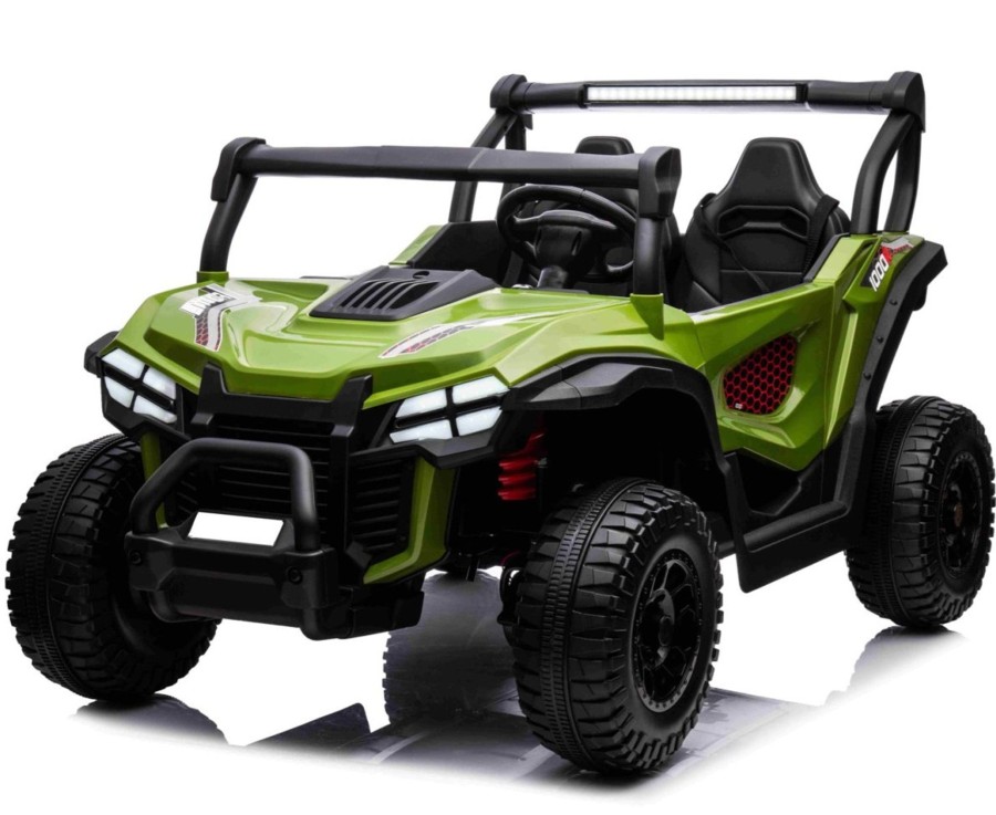 Ride On Toys OutdoorToys Ride On Jeeps | 2 Seater 4Wd 1000R Utv Kids Electric 12V Ride On Jeep - Green