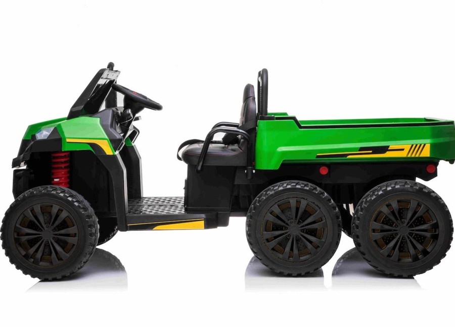 Ride On Toys OutdoorToys Ride On Tractors | Farmtrac 6X6 Utility Truck With Tipper Children'S 24V *Electric Ride On Utv