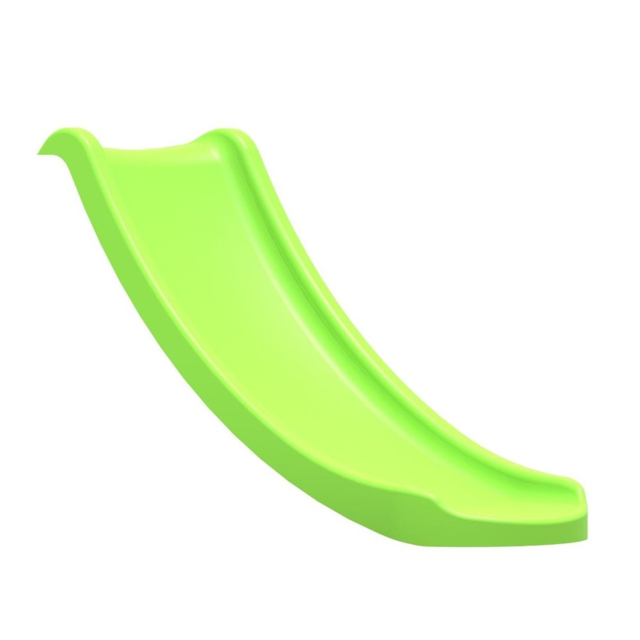 Garden Toys OutdoorToys All Slides | Rebo 4Ft (120Cm) Universal Children'S Plastic Garden Wave Slides - Light Green