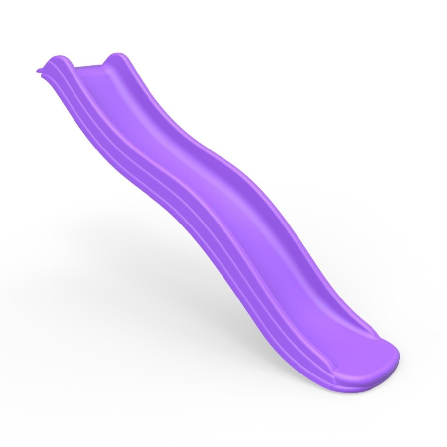 Garden Toys OutdoorToys All Slides | Rebo 6Ft (175Cm) Universal Children'S Plastic Garden Wave Slides - Purple