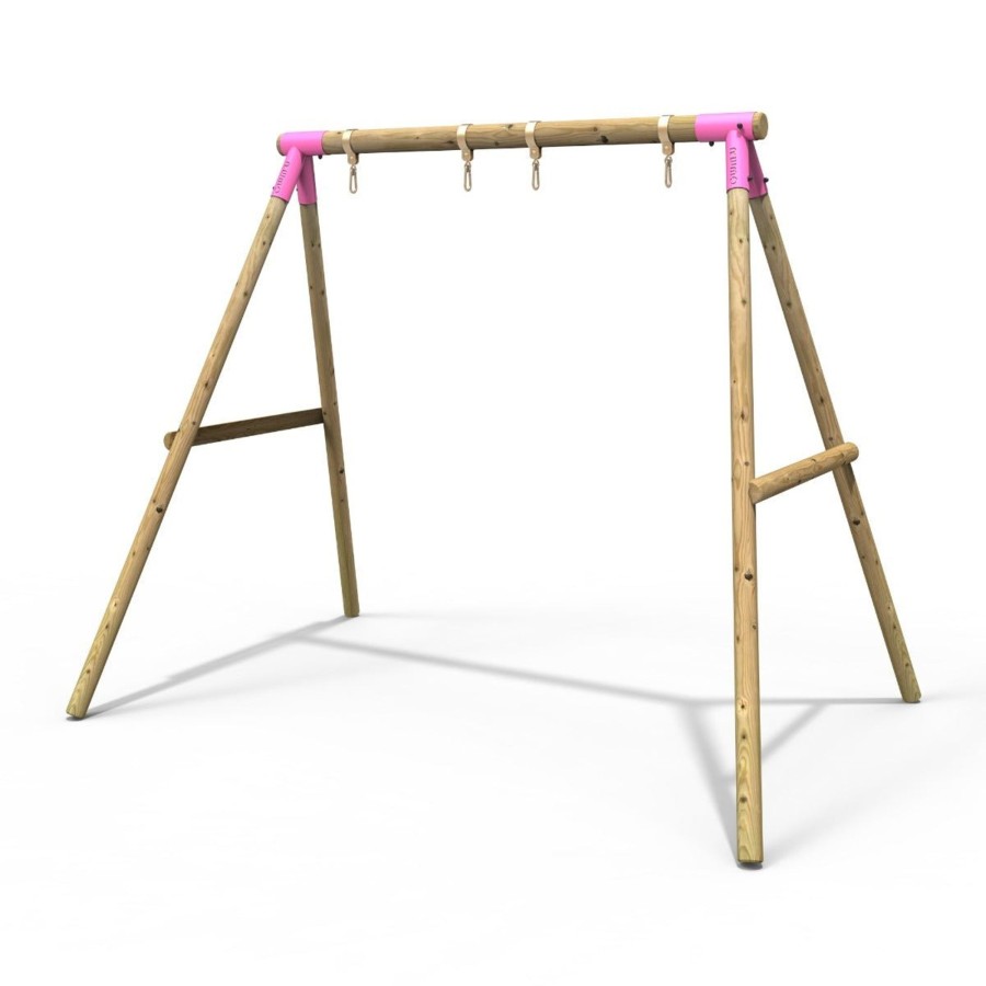 Swings OutdoorToys Swing Accessories | Double Frame Pink