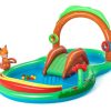 Swimming Pools OutdoorToys Paddling Pools | Bestway Friendly Woods Paddling Pool And Play Centre Bw53093